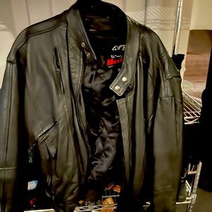 Mustang leather motorcycle jacket